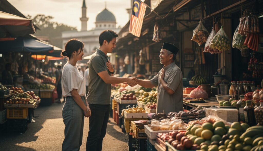 マレーシアとブルネイのあいさつ